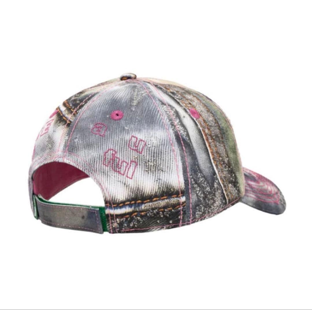 帽子 b.eautiful Vapor 6 Panel Hat Denim/Pink