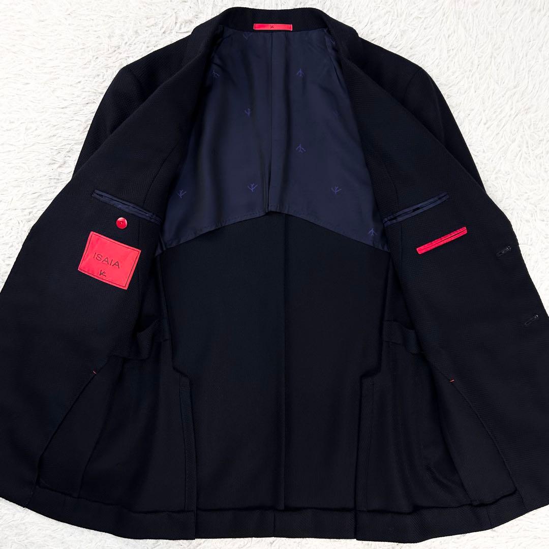 極美品 近年モデル SAILOR 鹿の子 ISAIA テーラードジャケット 46