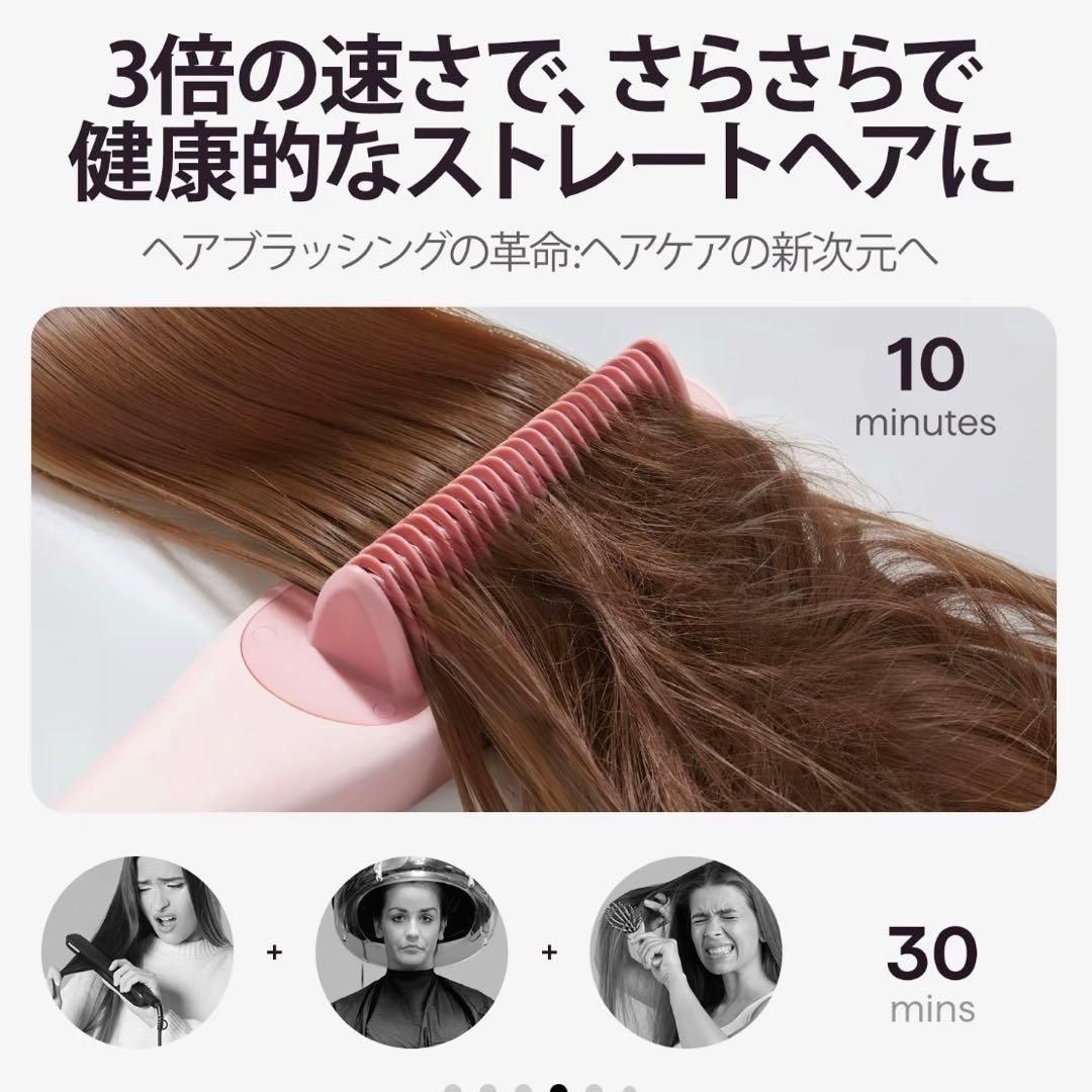Wavytalk スチームブラシアイロン