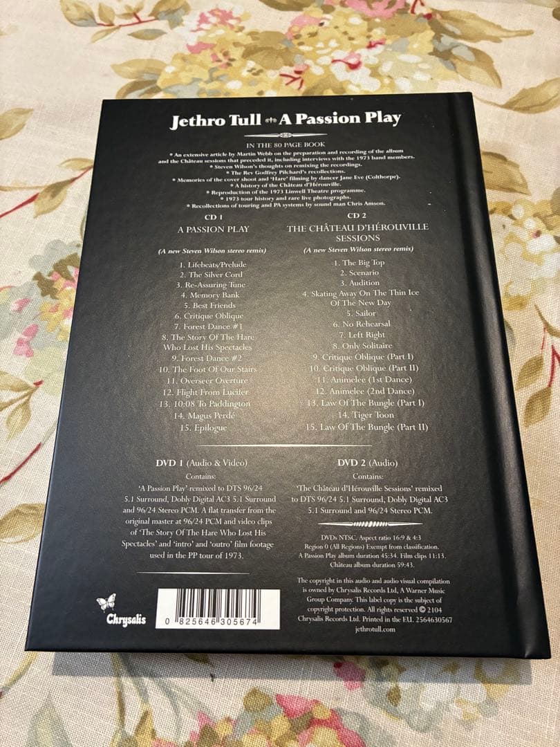 洋楽 Jethro Tull A Passion Play CD DVD