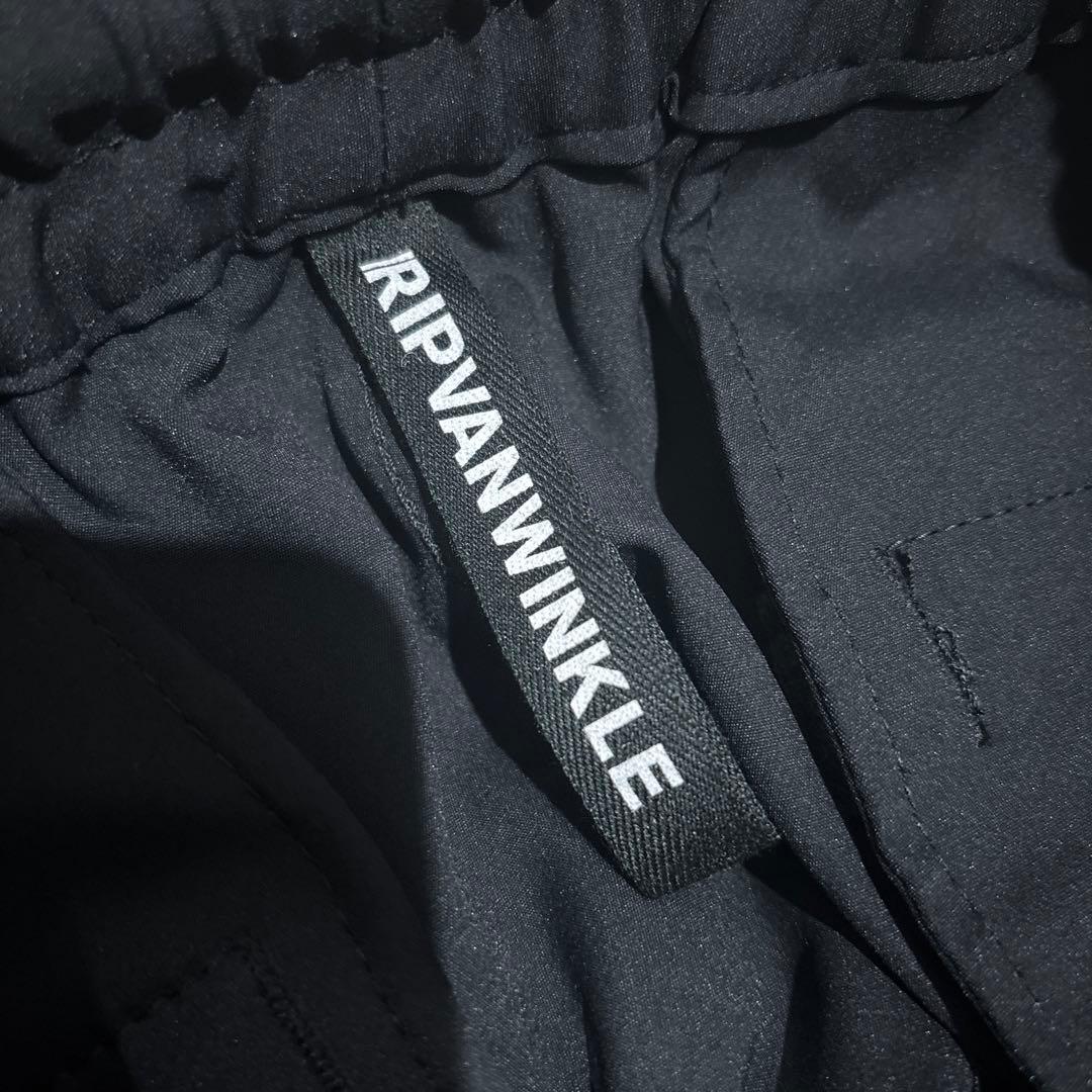 パンツ RIPVANWINKLE RB-607 CROPPED EASY BLACK M