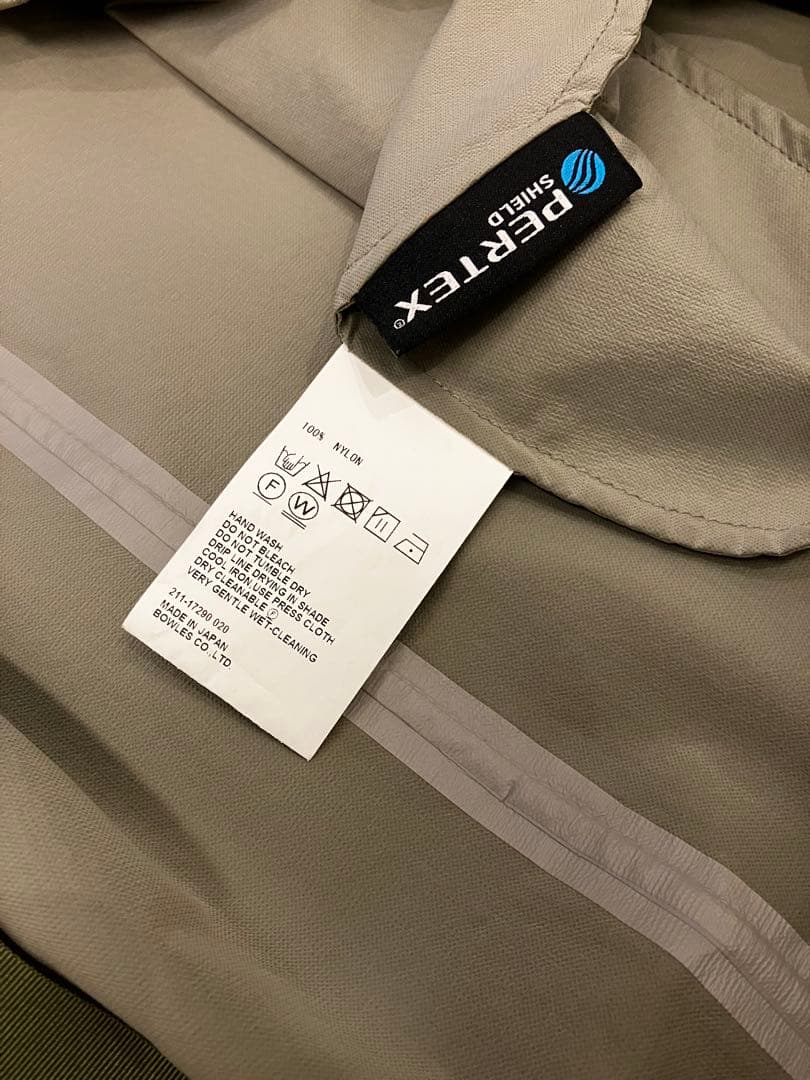 HYKE PERTEX MILITARY COAT カーキ サイズ2