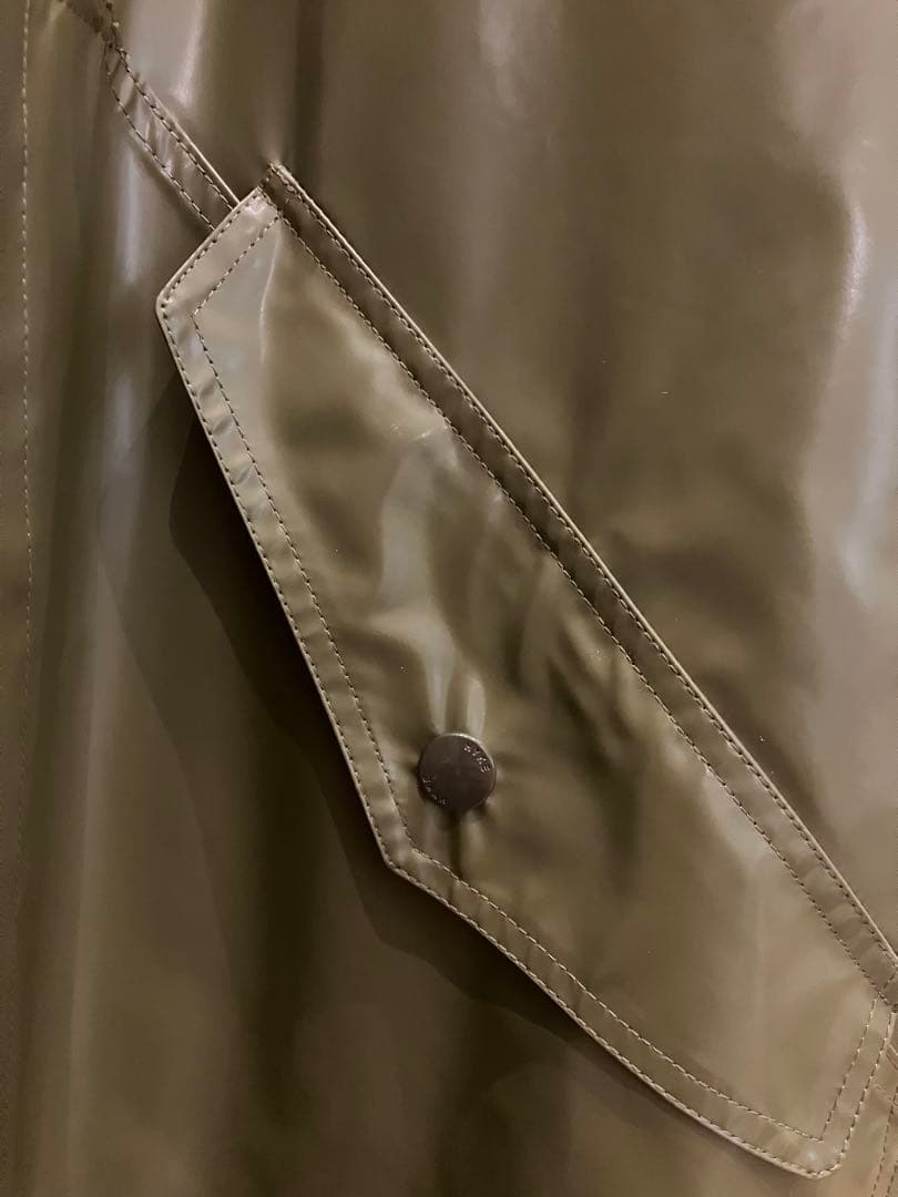 【春物】HYKE LAMINATED MILITARY COAT サイズ2
