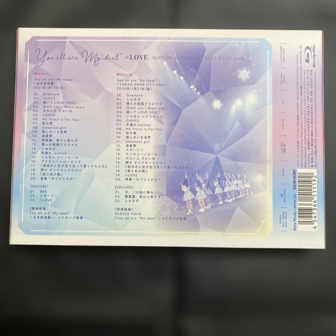 【美品】＝LOVE You all are ”My ideal”〜日本武道館〜