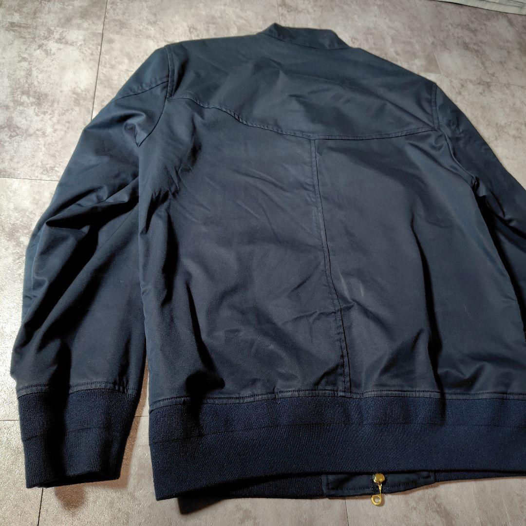 美品✨ビームス　スイングトップ　ハリントンジャケット　Wジップ　裏チェック　XL