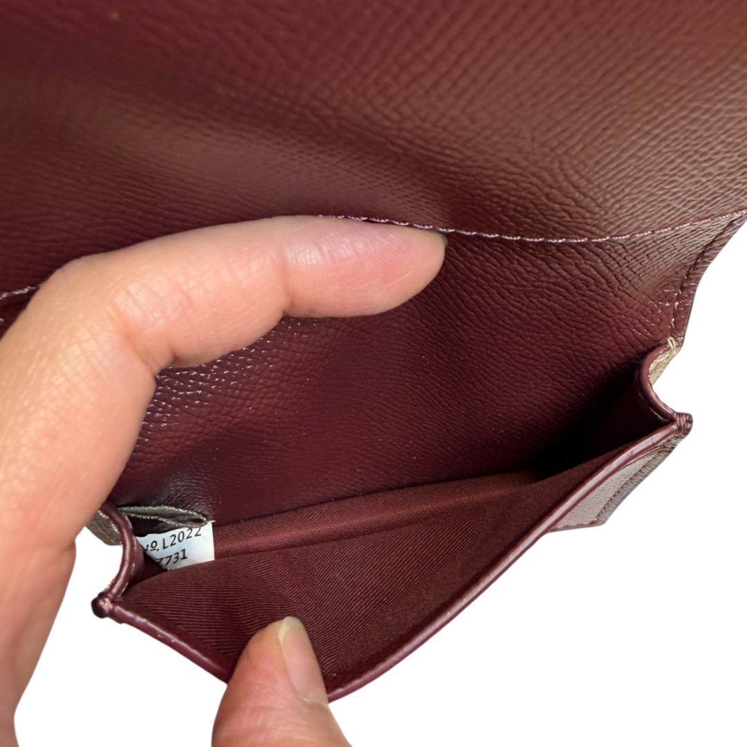 未使用に近い COACH コーチ ビジネス カードケース 名刺入れ トープ