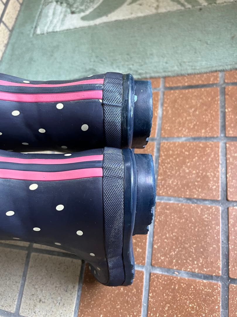 joules イギリスブランド　ジュールズレインブーツ　大きいサイズ　26センチ
