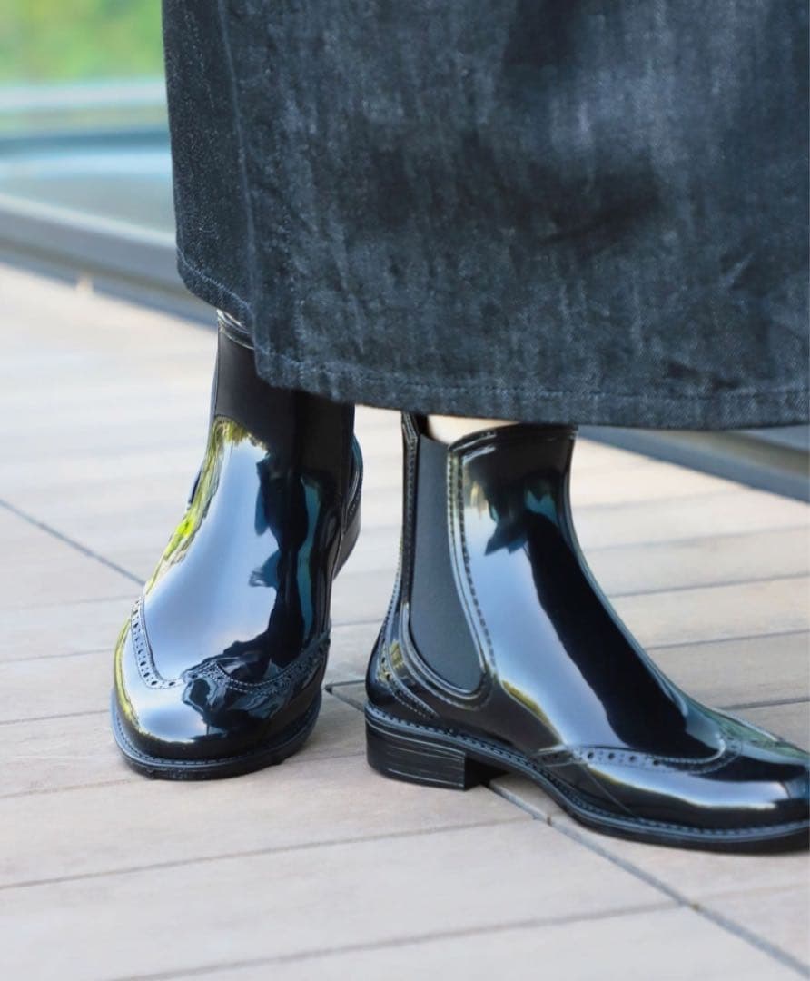 Traditional Weatherwear ウイングチップ レインブーツ
