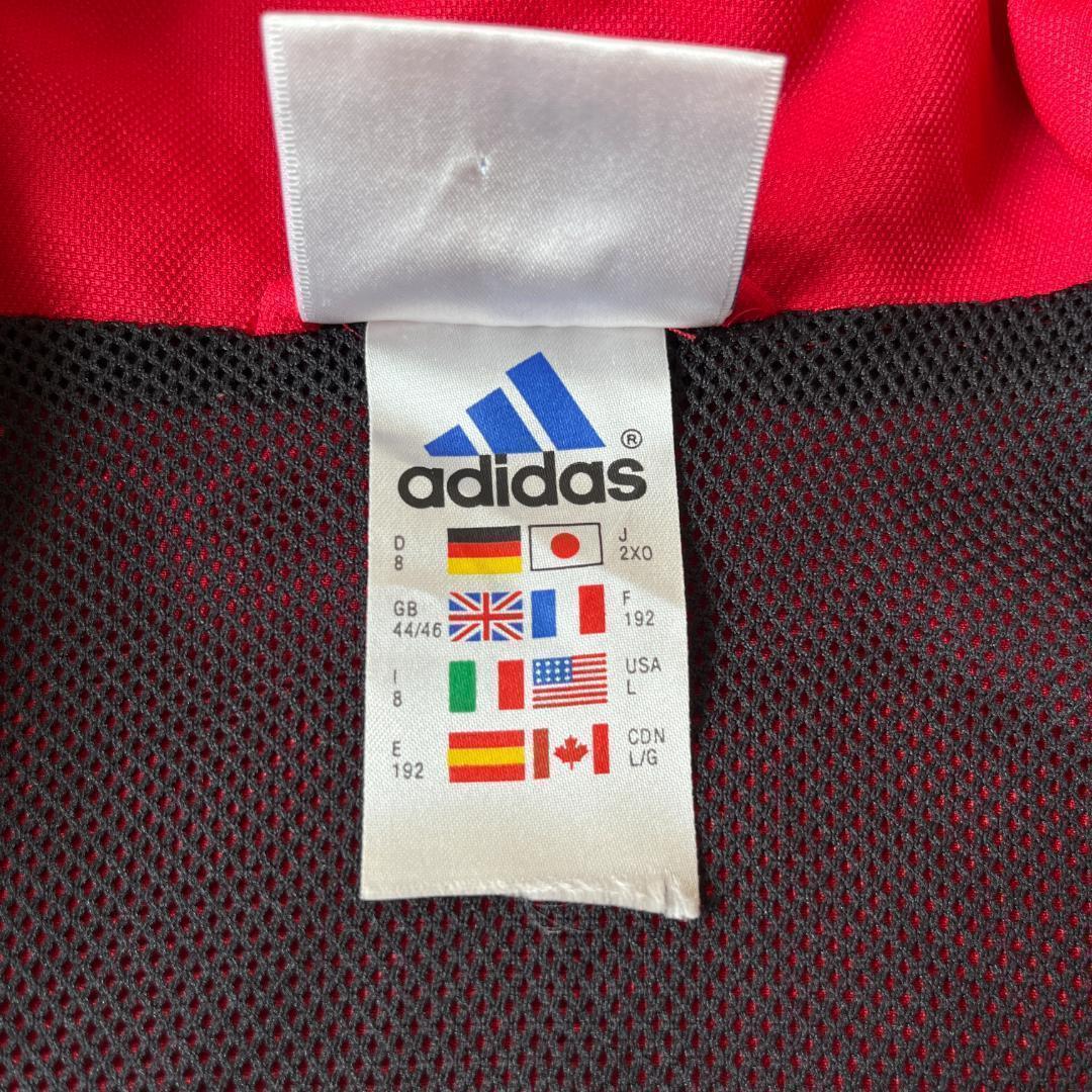 90s-00s adidas ラグラン トラックジャケット L 万国旗 A150