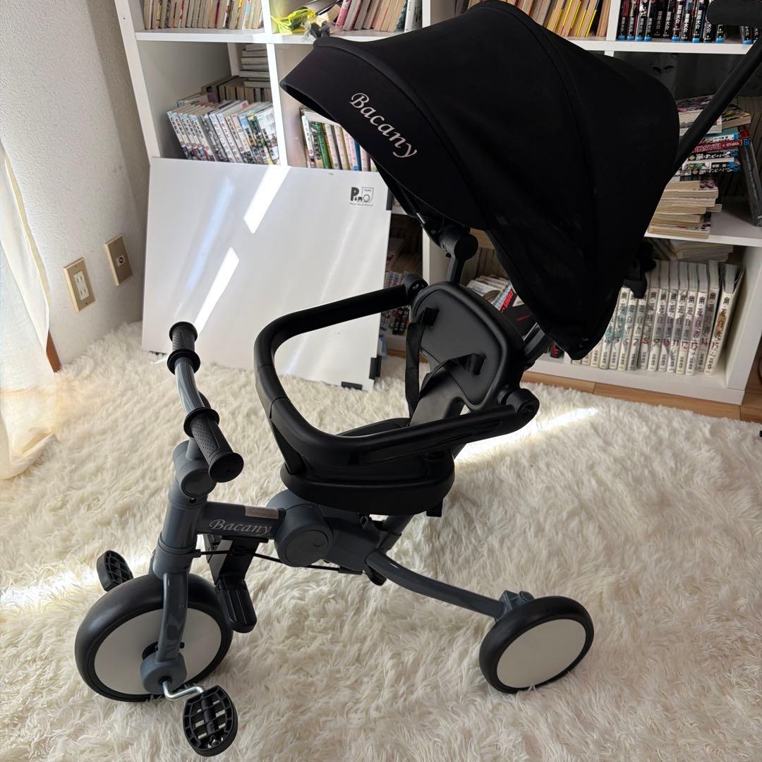 【美品】　子供用三輪車　7in1 折りたたみ　手押し棒　1歳-6歳　幼児用