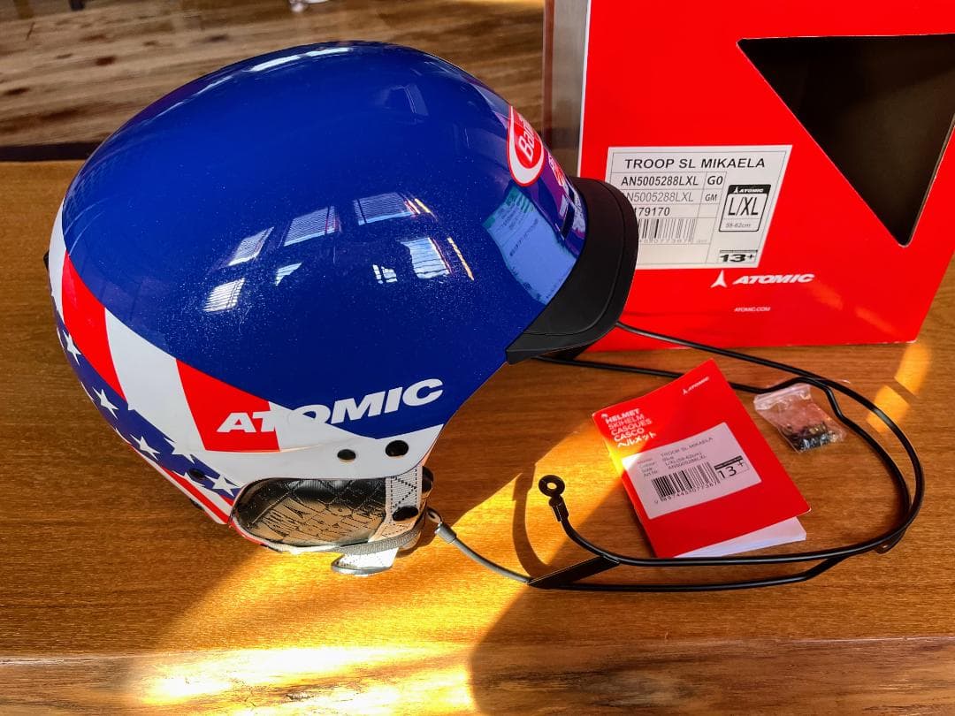 マッシー様新品未使用 ATOMIC SL ミカエラ シフリン レプリカヘルメット