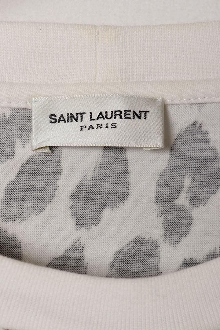 ☆SAINT LAURENT PARIS サンローランパリレオパード柄Tシャツ
