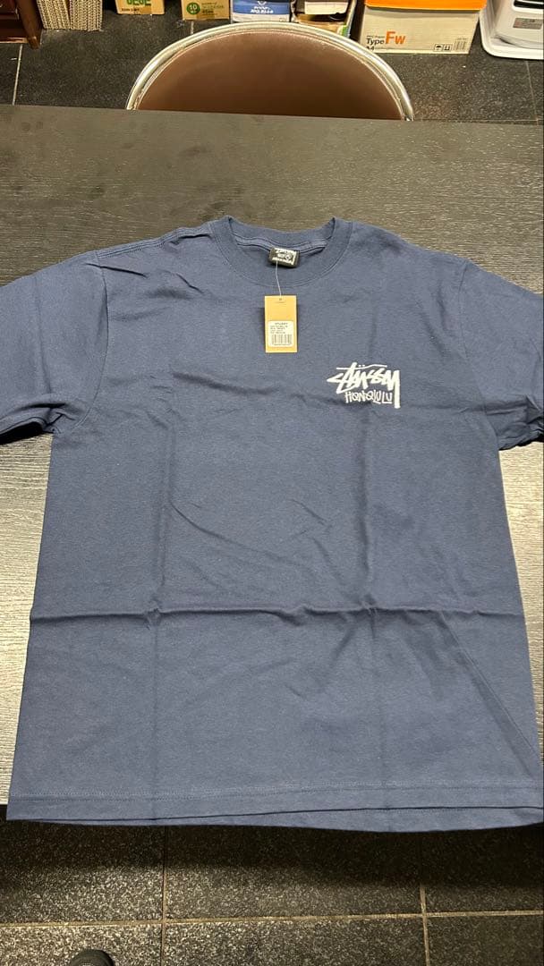 Stüssy ホノルル Tシャツ ネイビー　Mサイズ
