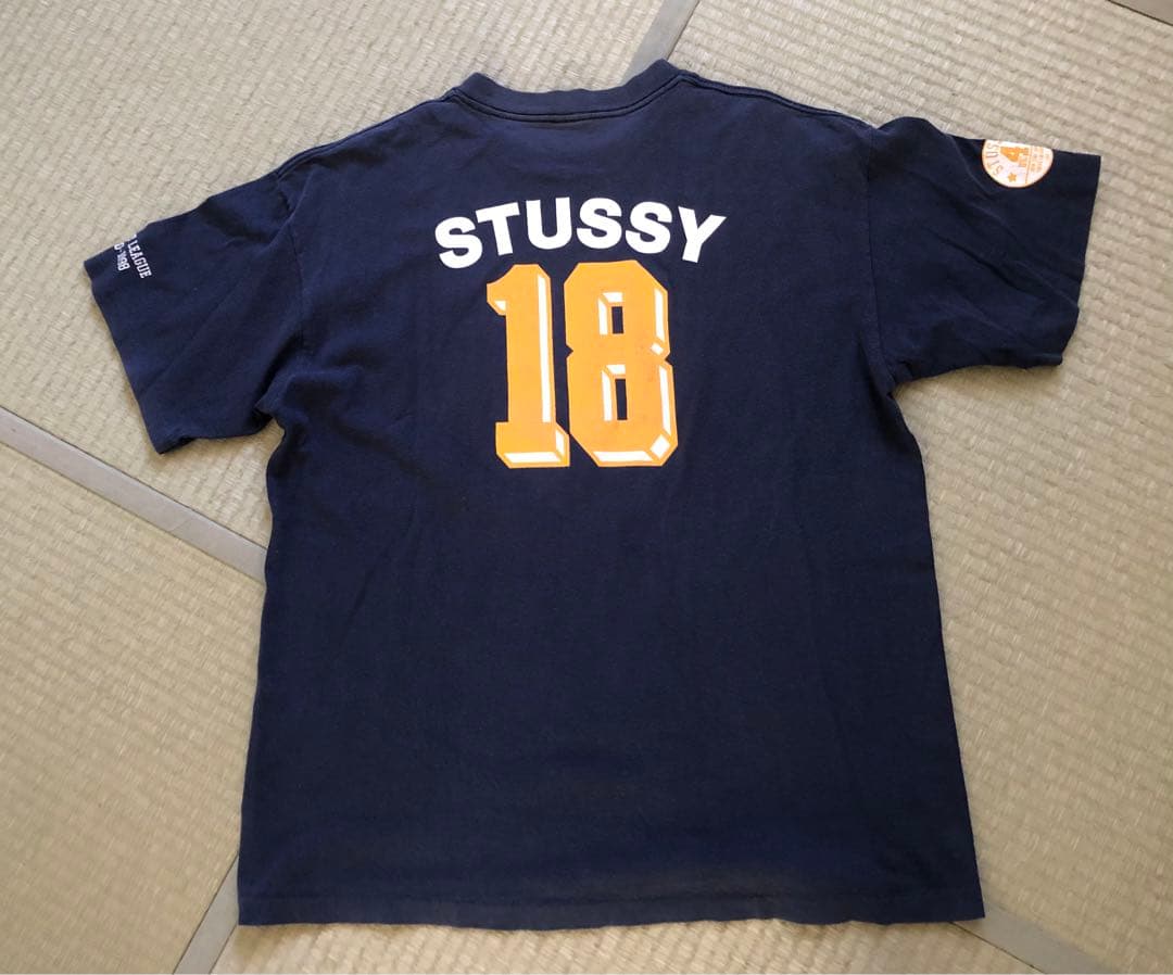 90s USA製　STUSSY 18周年記念T XL