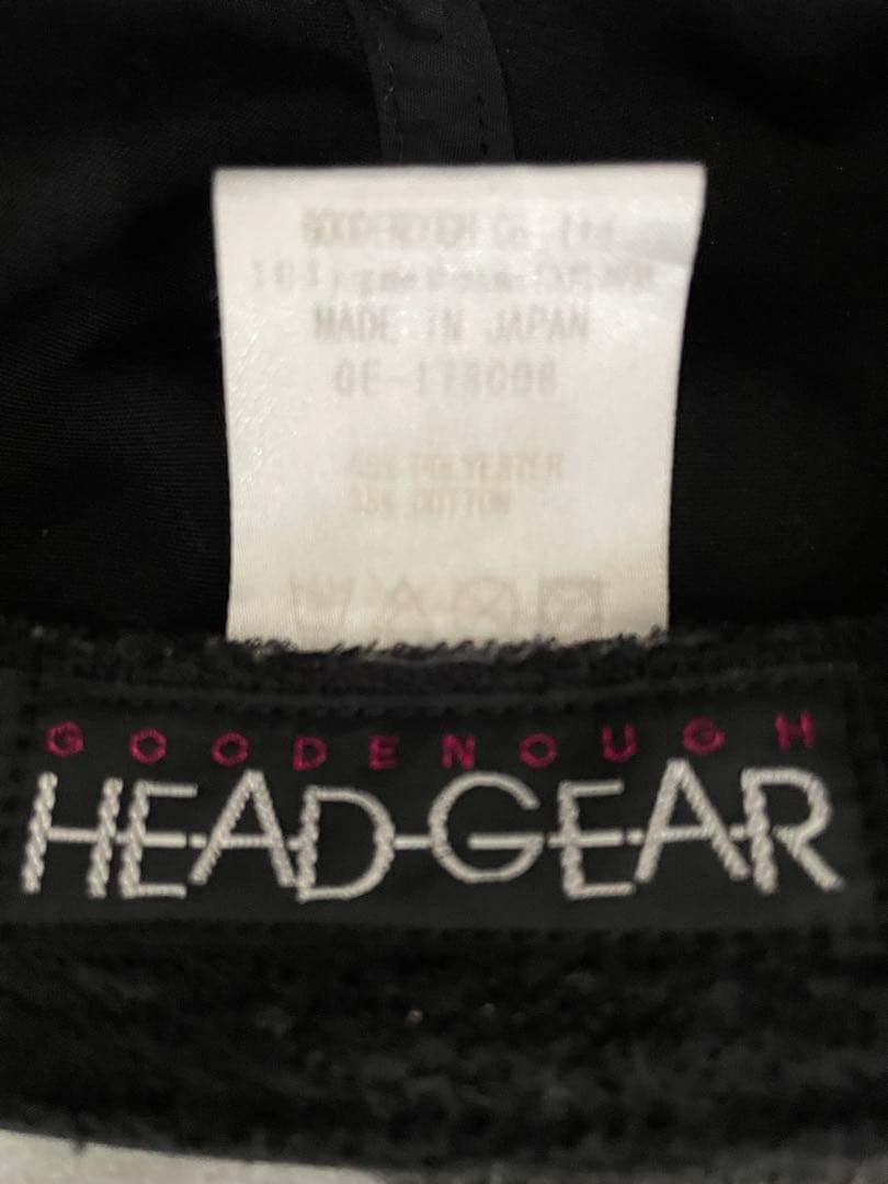 GOODENOUGHベースボールキャップ ネイビー