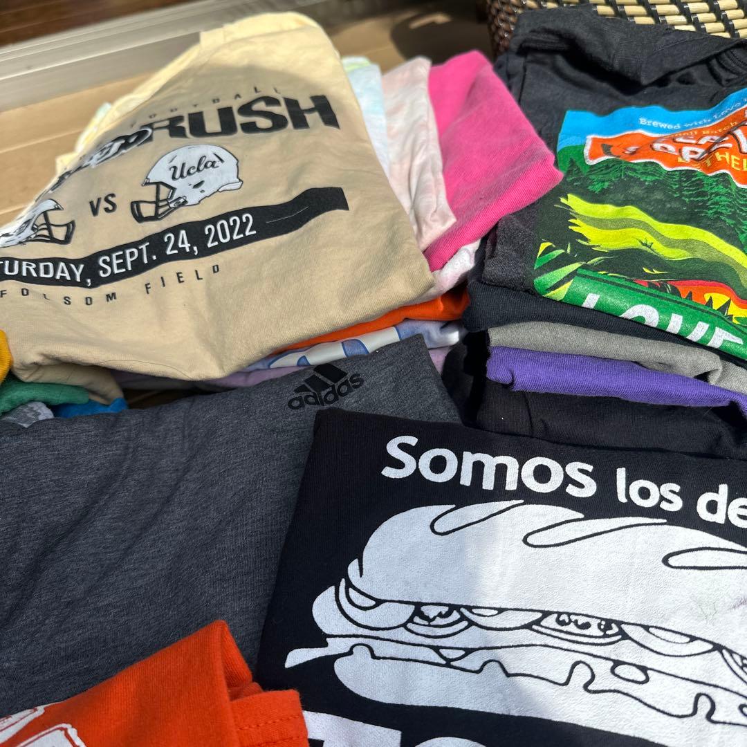 アメリカ古着まとめ売りTシャツ40枚セット 多様なデザイン