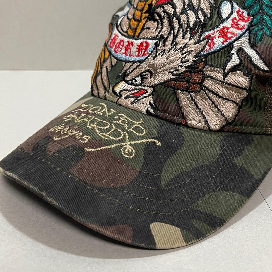 y2k archive ed hardy エドバーディー キャップ カモフラ