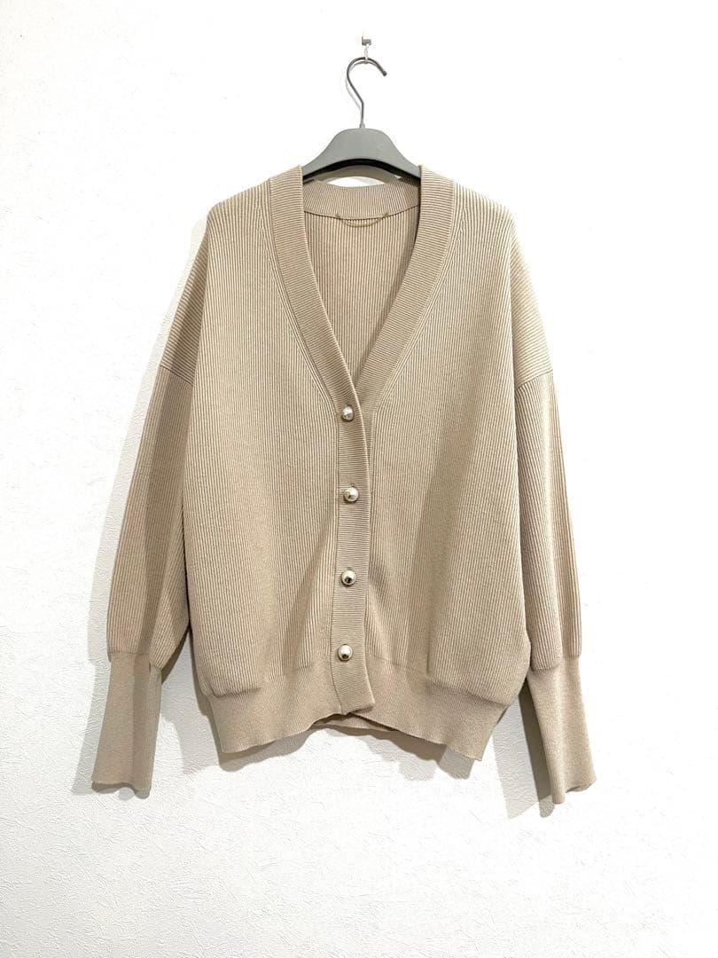 PEARL BUTTON カーディガン　ドゥーズィエムクラス　2023SS 美品
