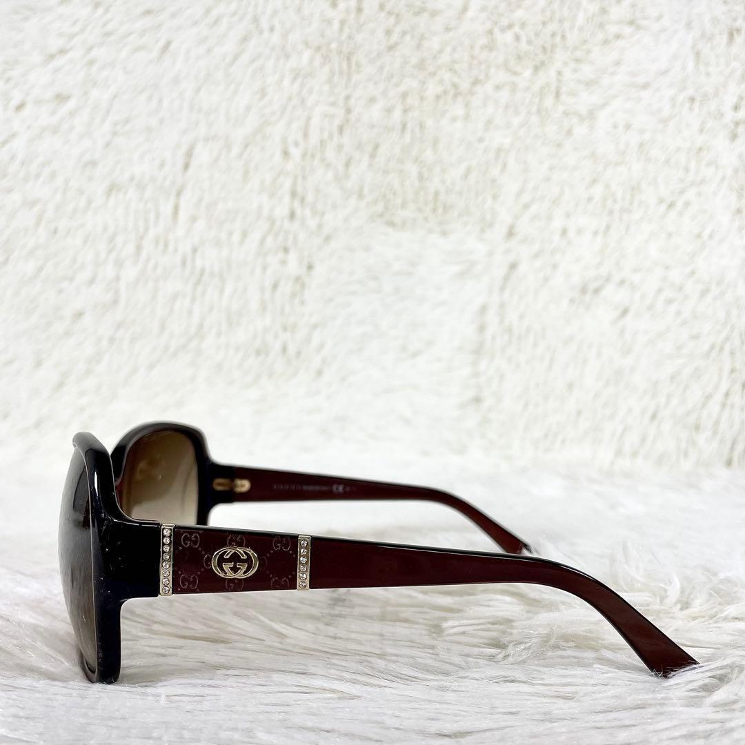 美品　GUCCI　サングラス　GG3411　GGロゴ　ブラウンレンズ・フレーム