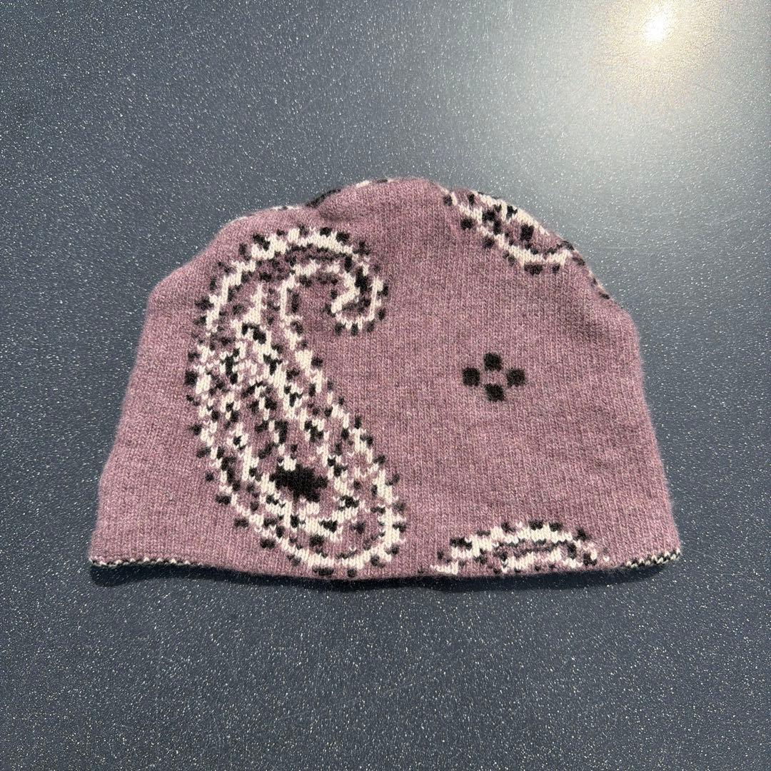 RAF SIMONS 04AW Waves期 ペイズリー ビーニー ニット帽