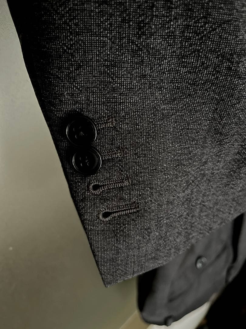 新品同様　LARDINI ラルディーニ　チャコールグレー　セットアップ　スーツ