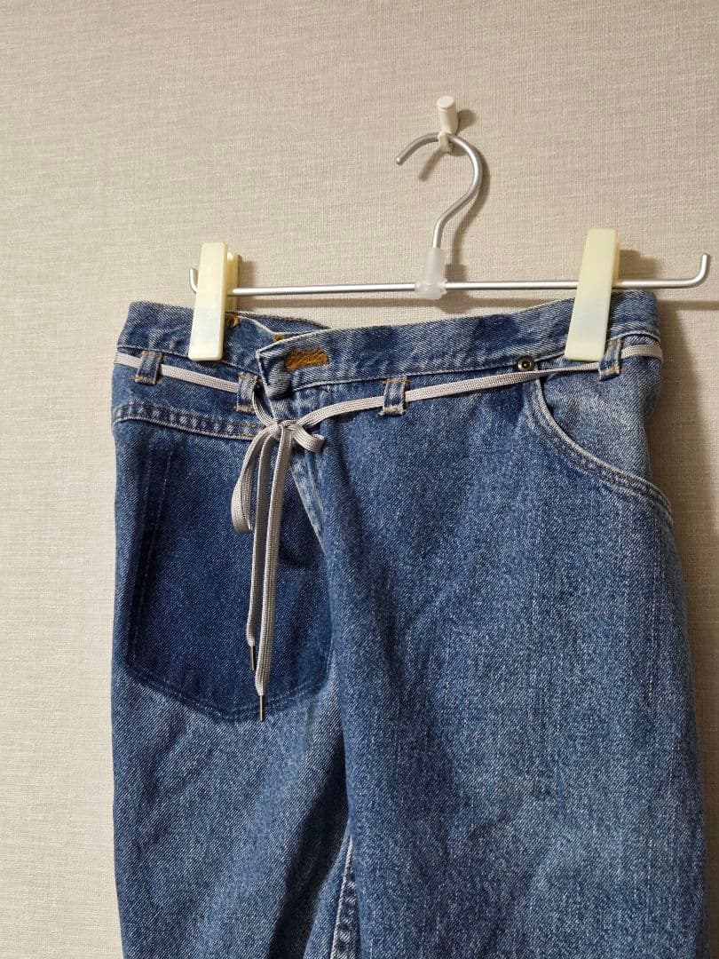 メゾンエウレカ ヴィンテージリワークバギーパンツ Sサイズ 美品