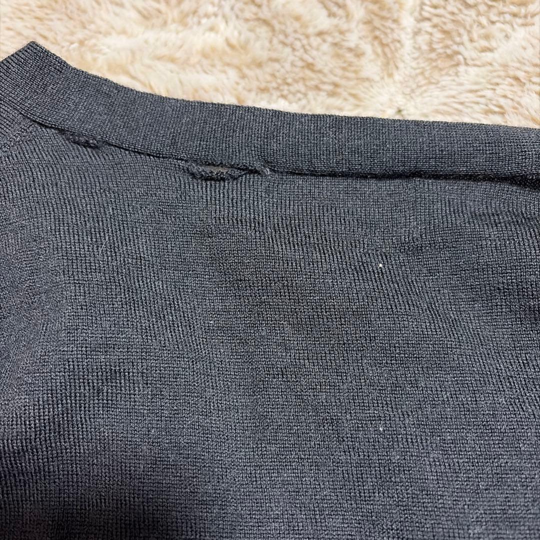 vivienne westwood カーディガン　オーブロゴ　ウール　グレー