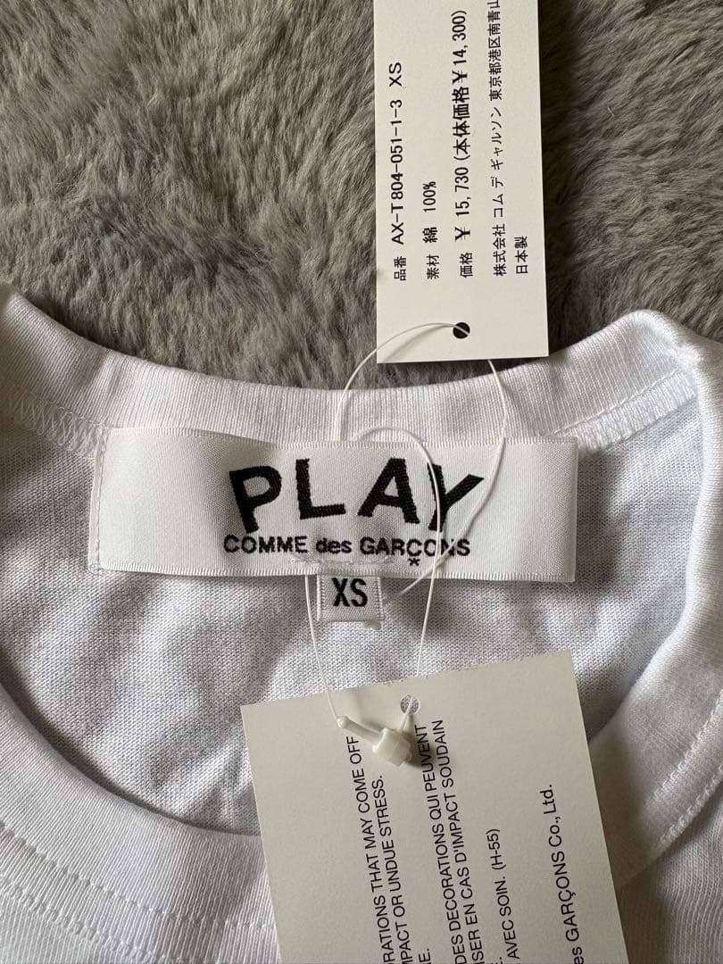 COMME des GARÇONS 半袖Tシャツ ハートデザイン
