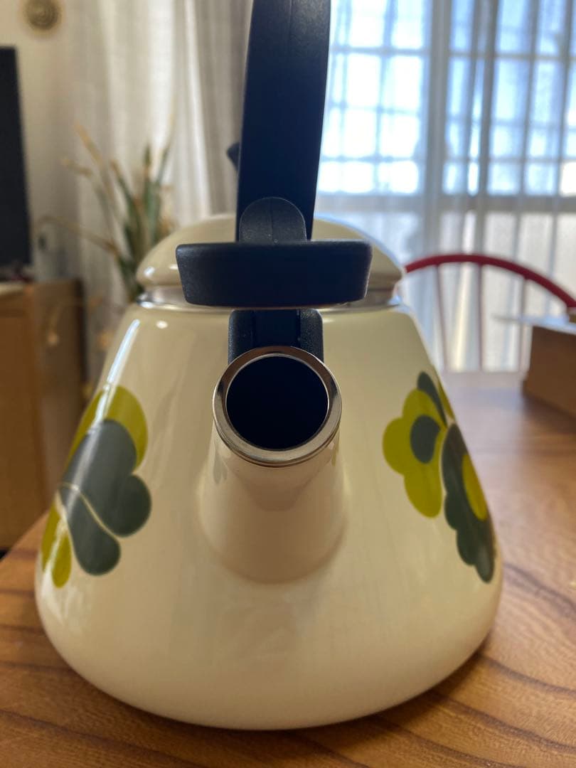 LE CREUSET ホーローケトル ピーコック　グリーン