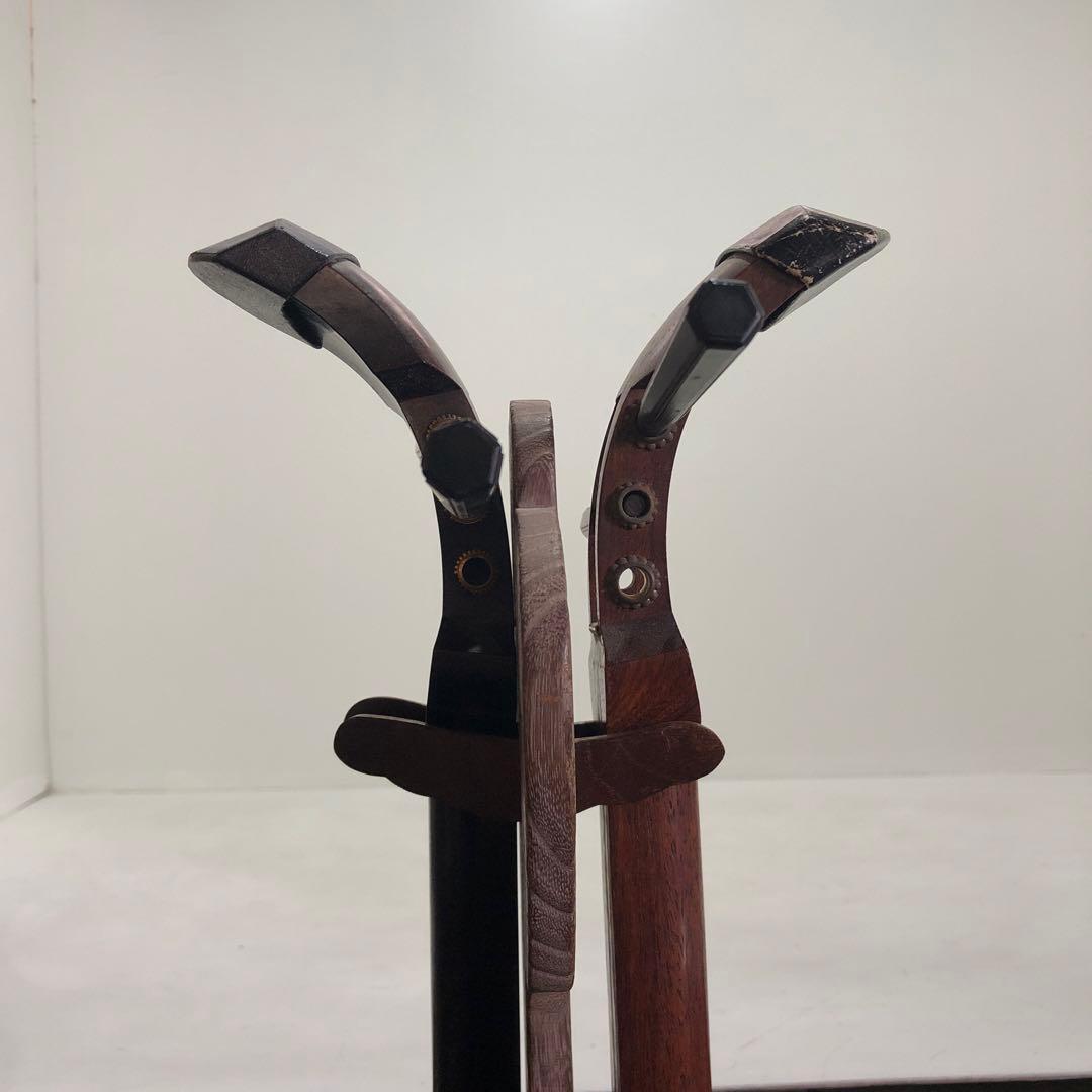 ☆【ジャンク扱い】三味線×2、立箱 二丁立て 和楽器