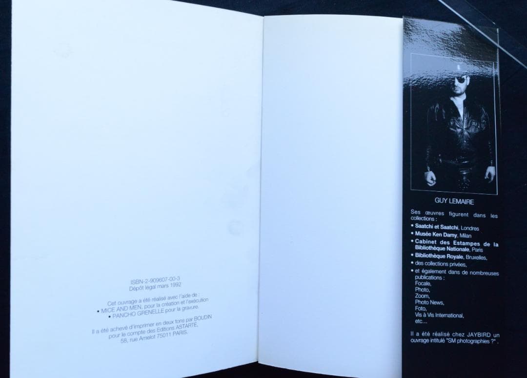 【Corps à cordes：Guy Lemaire】ガイ・ルメール写真集