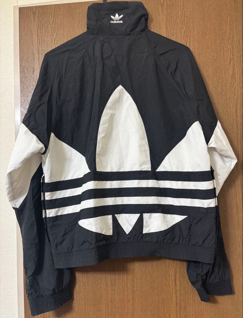 adidas originalsアディダスオリジナルスデカロゴセットアップ黒/白