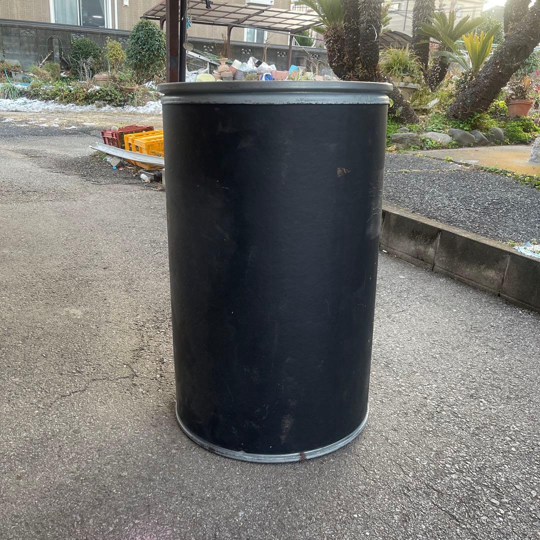 ★☆マットブラック☆★軽量ファイバードラム缶　200l 90x57 激レア