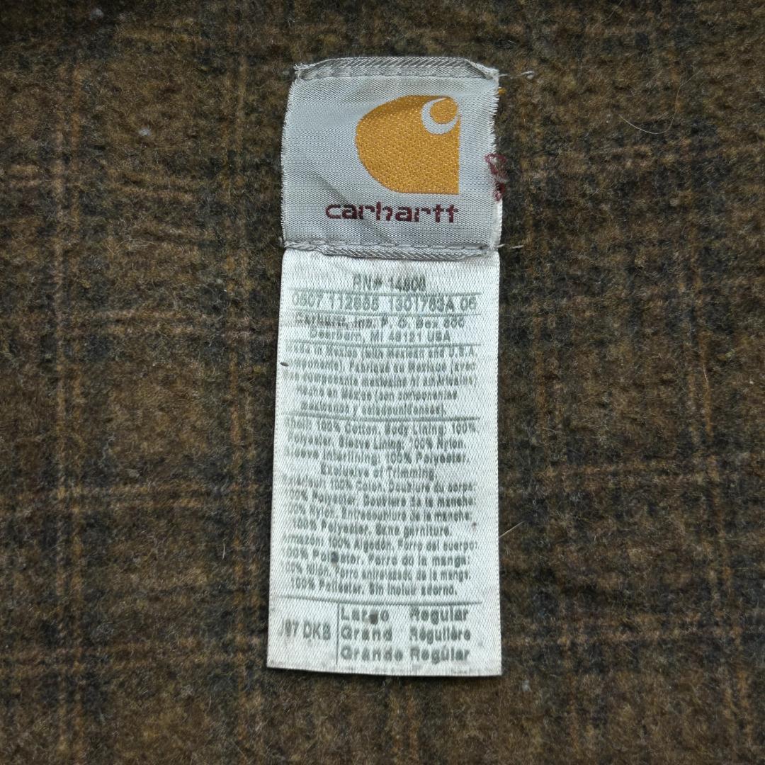 S*U様 Carhartt　デトロイトジャケット　L　DKB　ブラウン　古着