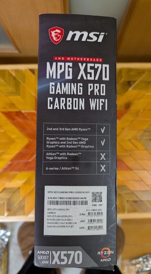 マザーボード MSI MPG X570 GAMING PRO CARBON WIFI