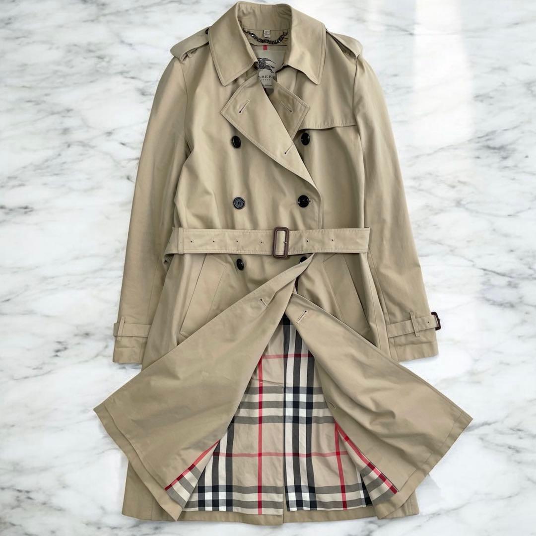 近年モデル美品　BURBERRY バーバリー　トレンチコート　 カシミヤライナー