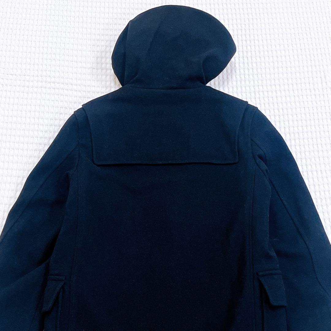 MHL. エムエイチエル ダッフルコート ロング丈 トグル ブラック M〜L相当