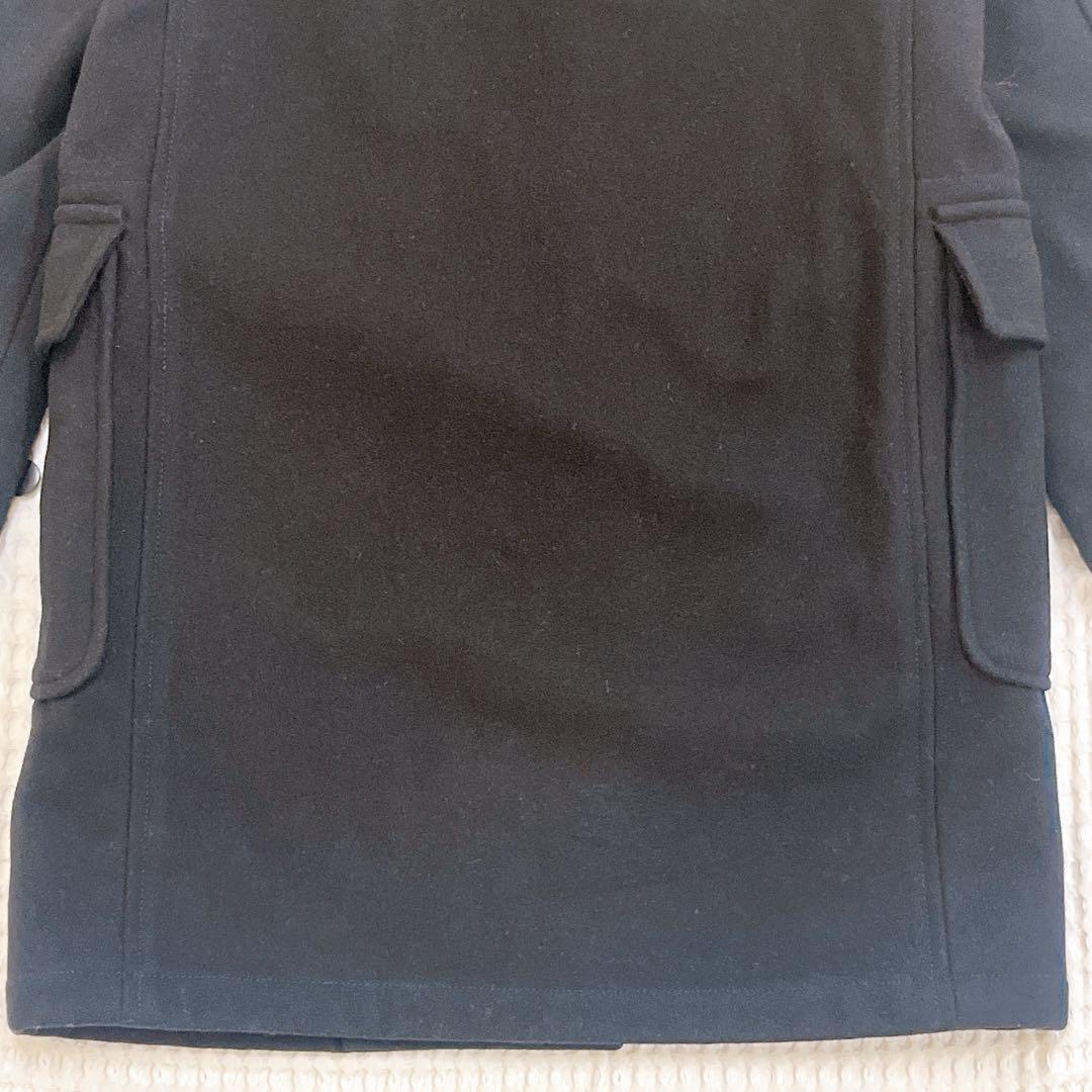 MHL. エムエイチエル ダッフルコート ロング丈 トグル ブラック M〜L相当