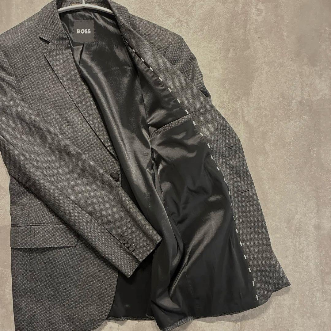 【超美品】 現行タグ BOSS ヴァージンウール スリムフィット ジャケット