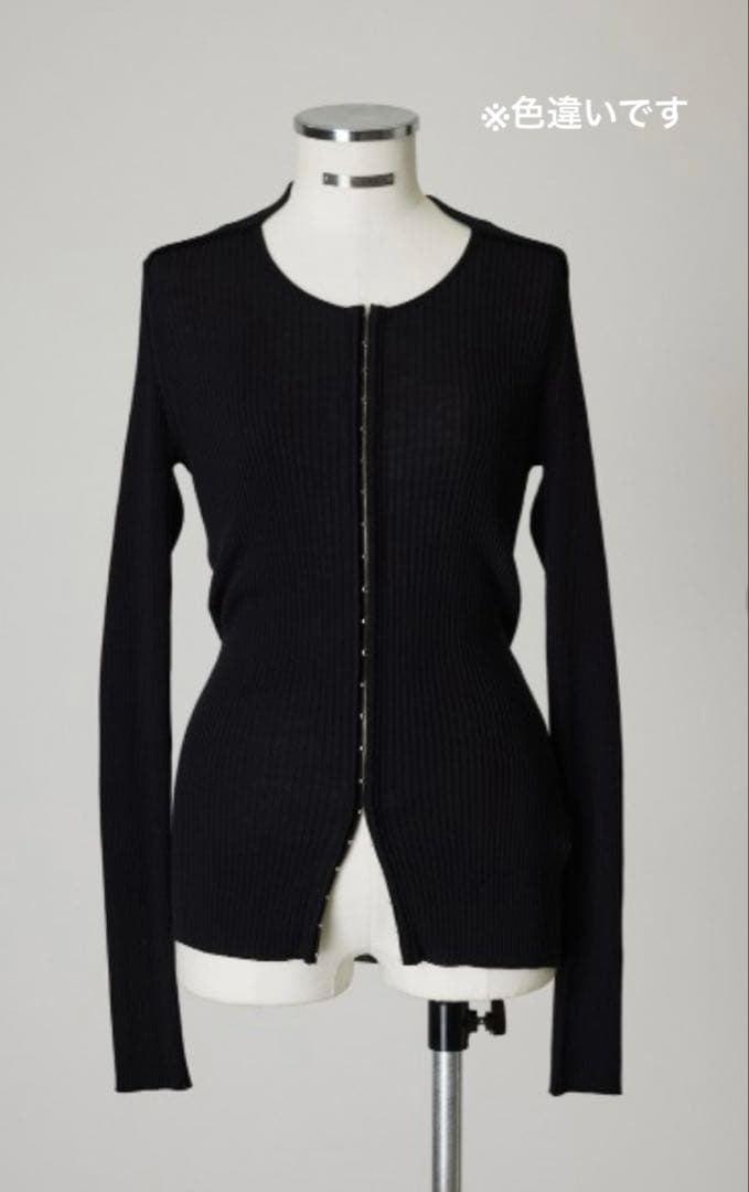 最終値下げ✨新品【RIM.ARK】 Neckdesign slim knitCD