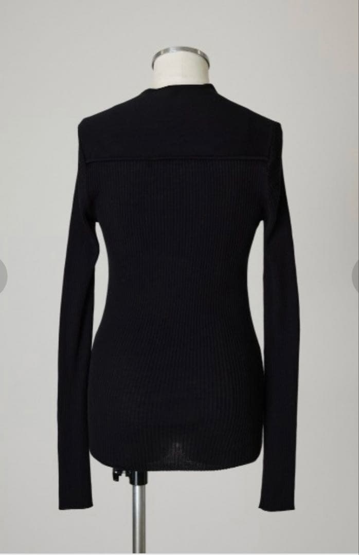 最終値下げ✨新品【RIM.ARK】 Neckdesign slim knitCD