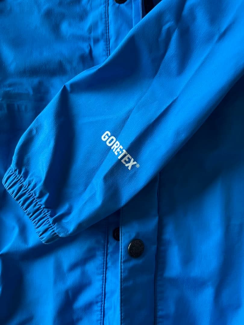 THE NORTH FACE 青色レインスーツ ゴアテックス