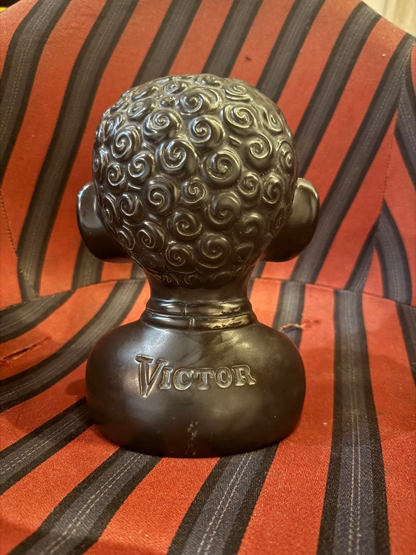 VICTORビクター ステレオヘッドホン店頭用　黒人クロンボ人形 ニガー