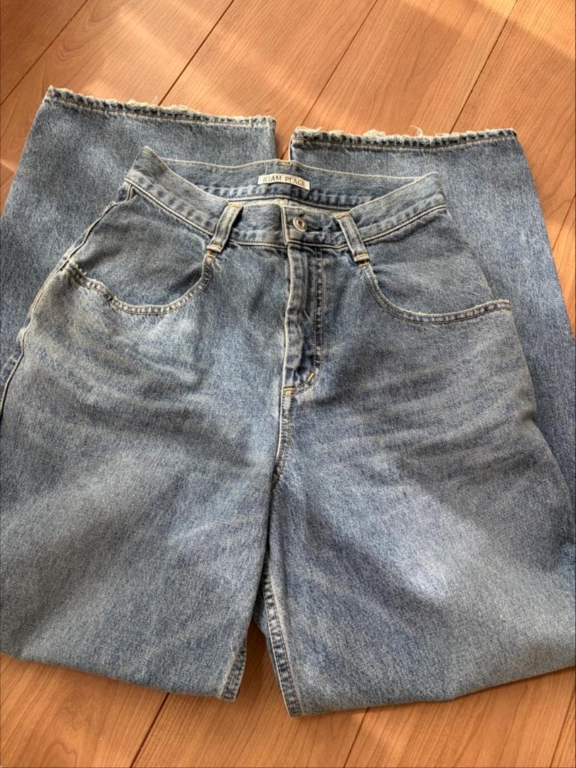 美品 R’IAM WIDE デニム 36