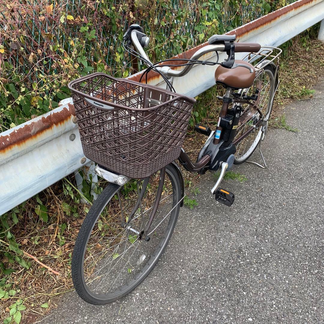 取り置き[675]送料無料 パナ電動自転車 ビビSX 充電器なし ※BTなし