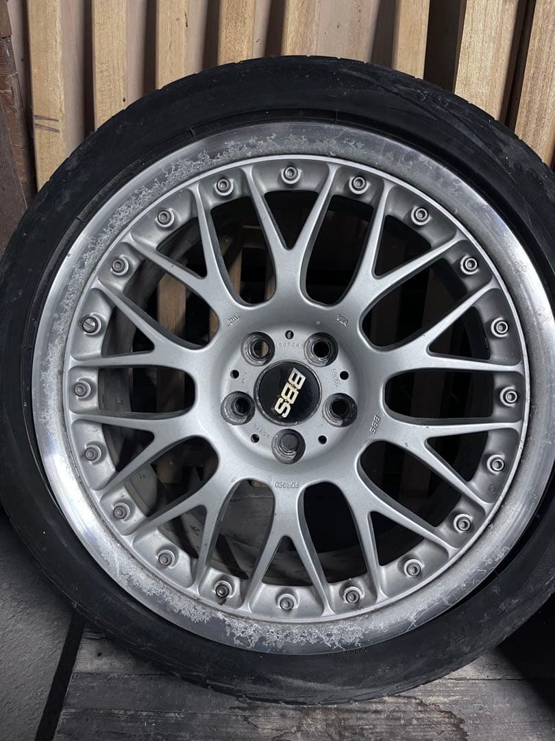 【送料込】BBS RS776 ホイール4本 17インチ7j +48 PCD100