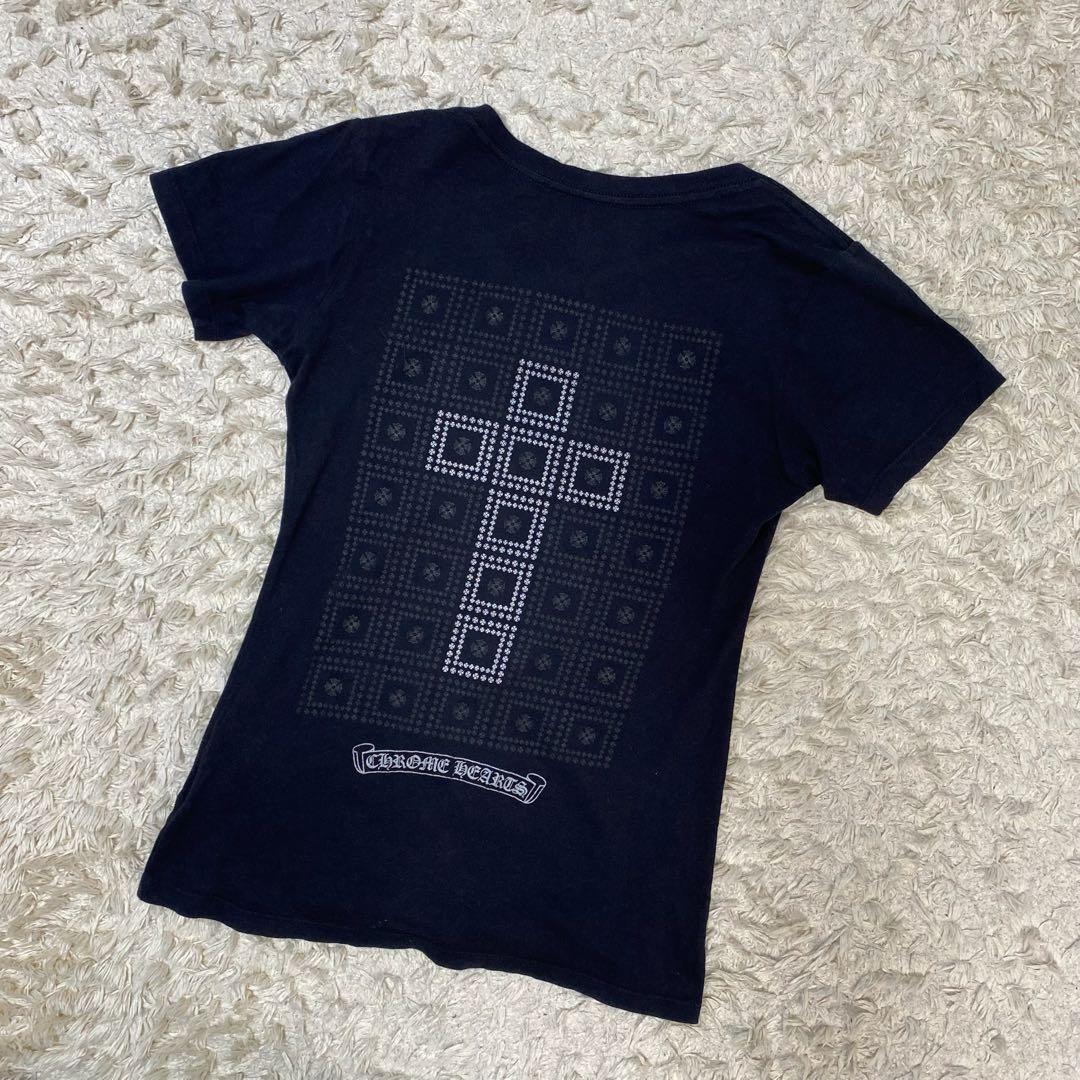 クロムハーツ　バッグクロス 半袖Tシャツ　ブラック　M