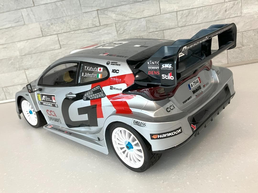【Yoshi】タミヤRCボディ ヤリス WRC2025 ギリシャ 勝田選手