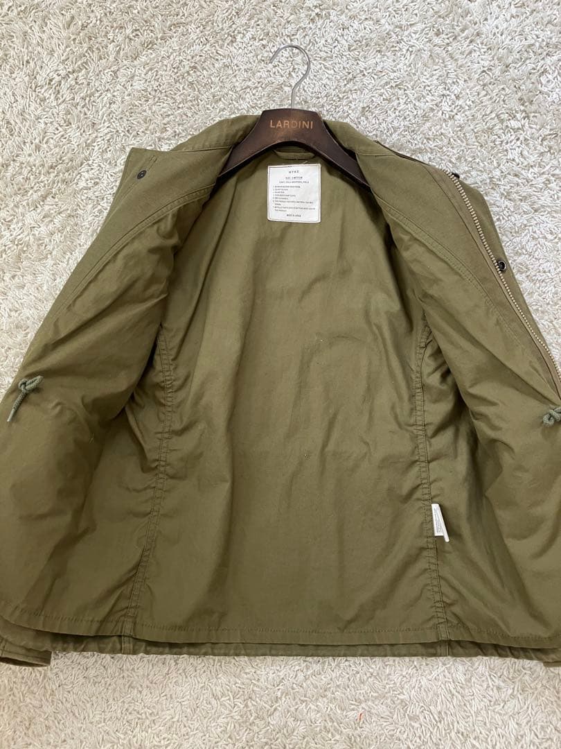 【美品】HYKE M-51 ミリタリージャケット ブルゾン M