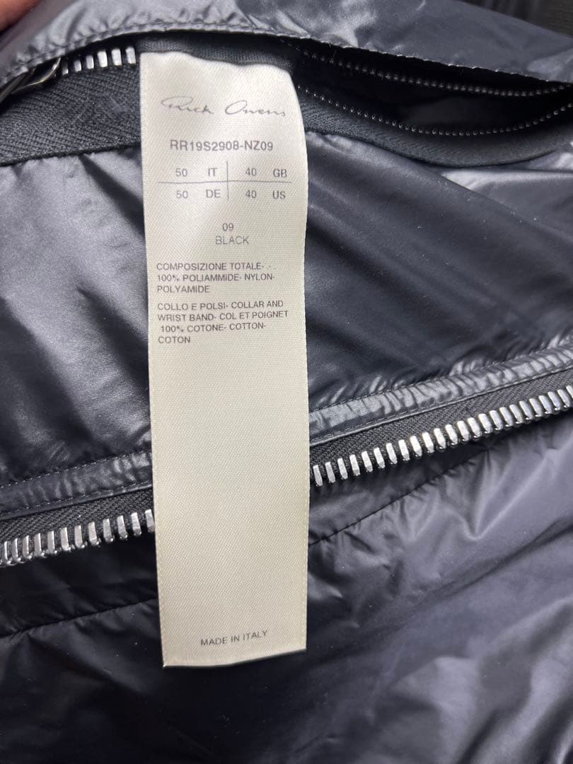 ジャケット・アウター Rick Owens SS19 Rod Cut Out Jacket